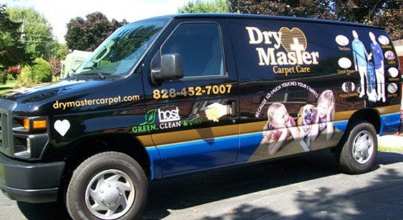 Cleaning Service Vehicle — Waynesville, NC — Dry Master Carpet Care Cleaning Service Vehicle — Waynesville, NC — Dry Master Carpet Care