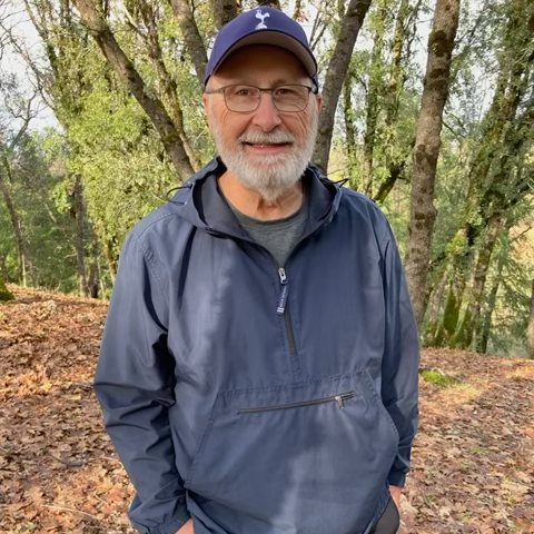 image of Gil Petersen in the woods