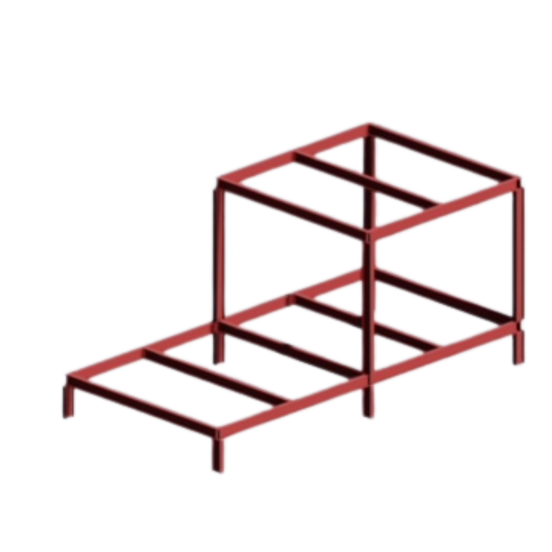 small metal frame , metal base , metal rectangle ,... Design Features