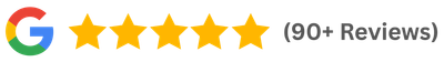 Google Reviews 90+ 5 stars for rocket roofing in akron, Ohio