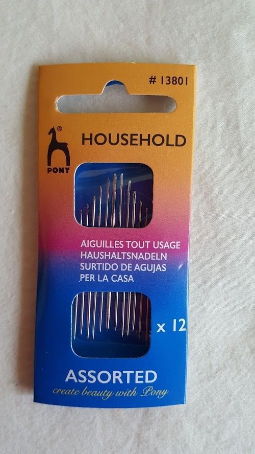 Orange-blue “Household” nail file pack with 12 assorted files displayed.