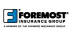 Logo of Foremost Insurance Group: Blue and white 
