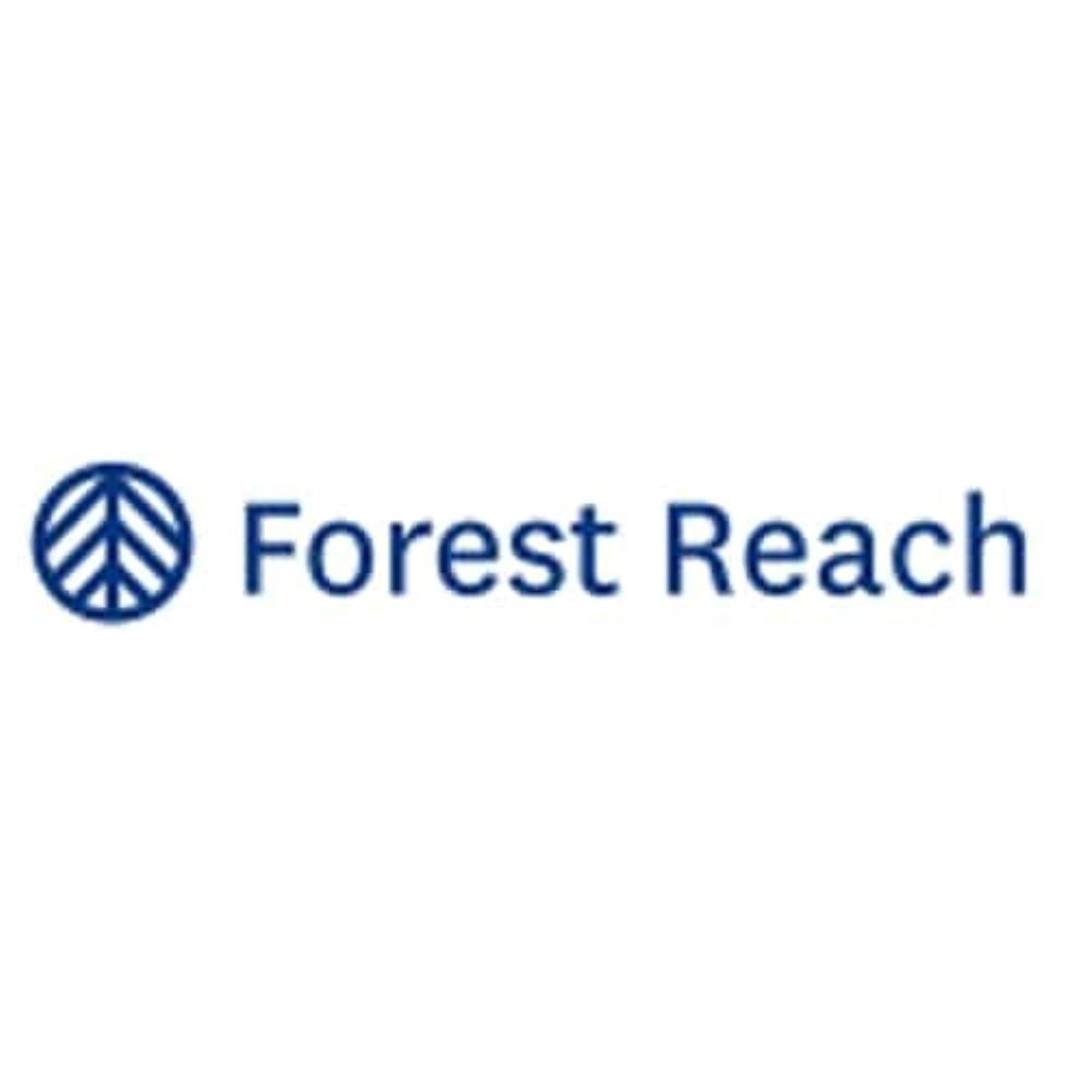 The Logo for Forest Reach Is a Blue Logo with A Circle in The Middle — Evolution Building Group Dapto, NSW