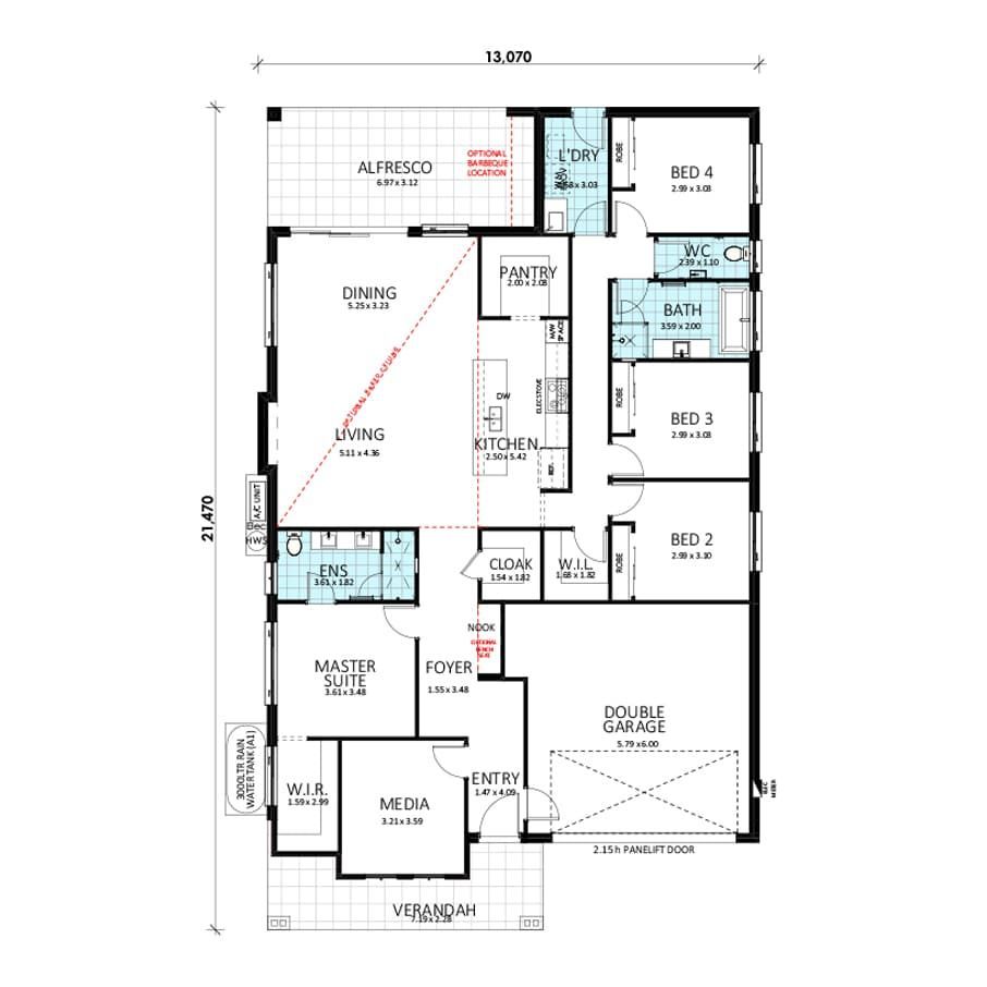 Cedar Floorplan