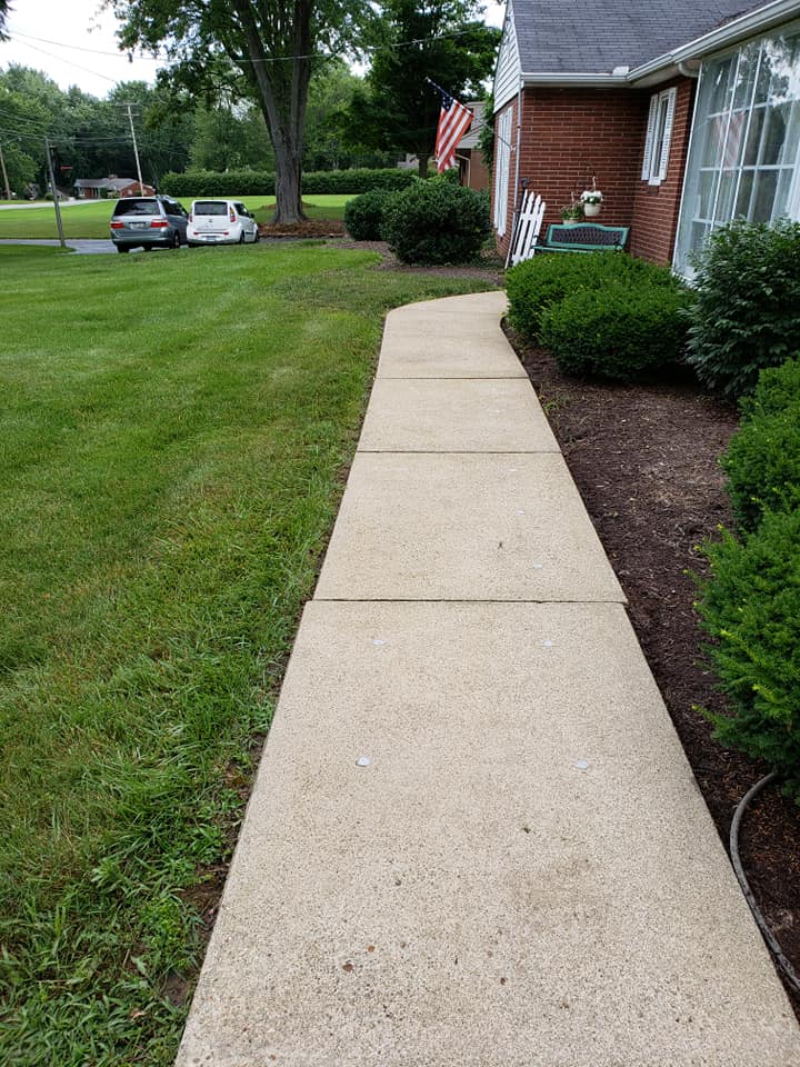 After Sidewalk - Canton, OH - Big T's Power Clean