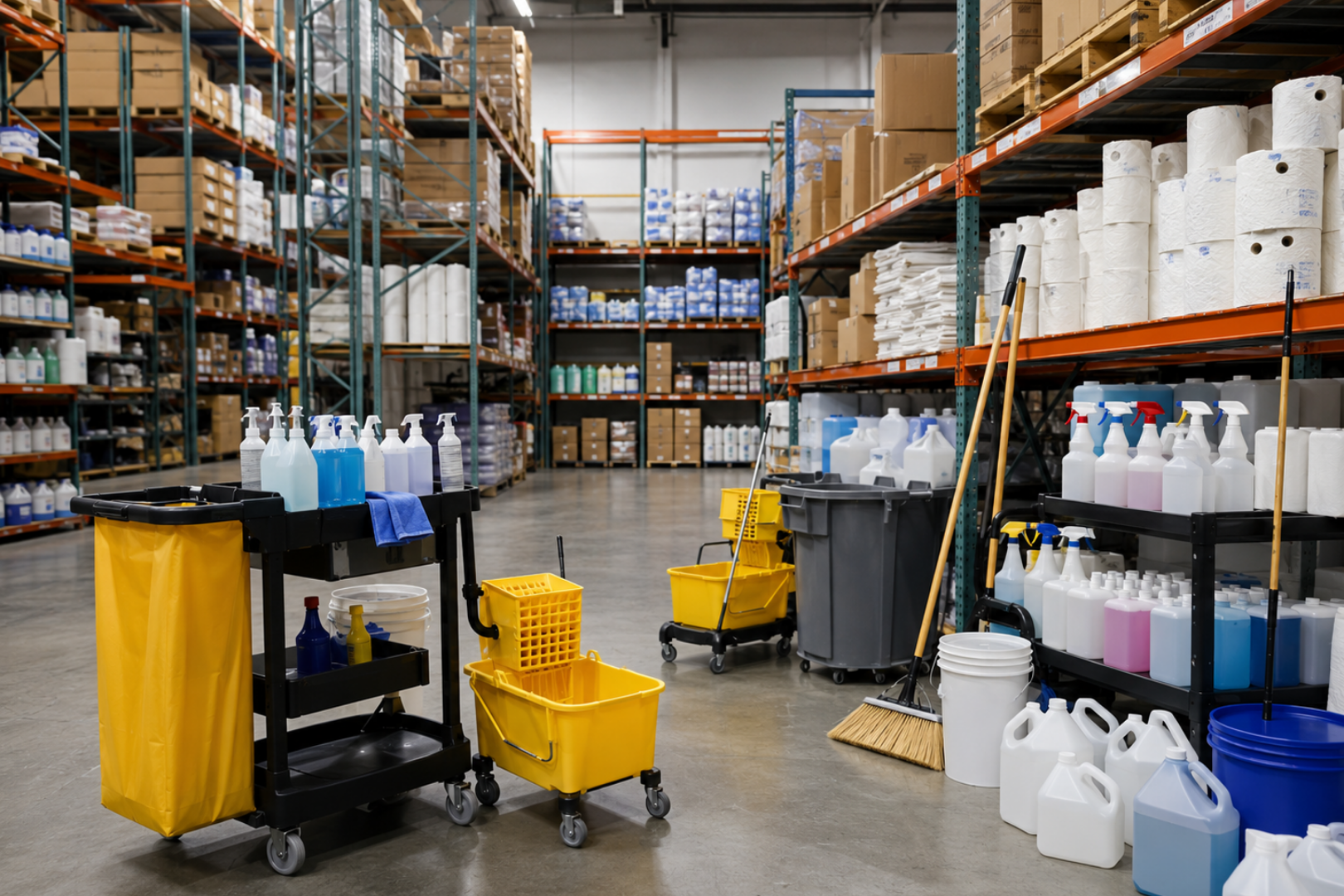 cleaning products distributor warehouse Kansas supplies