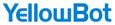 A blue yellowbot logo on a white background
