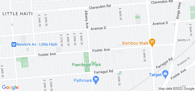 Map of business location