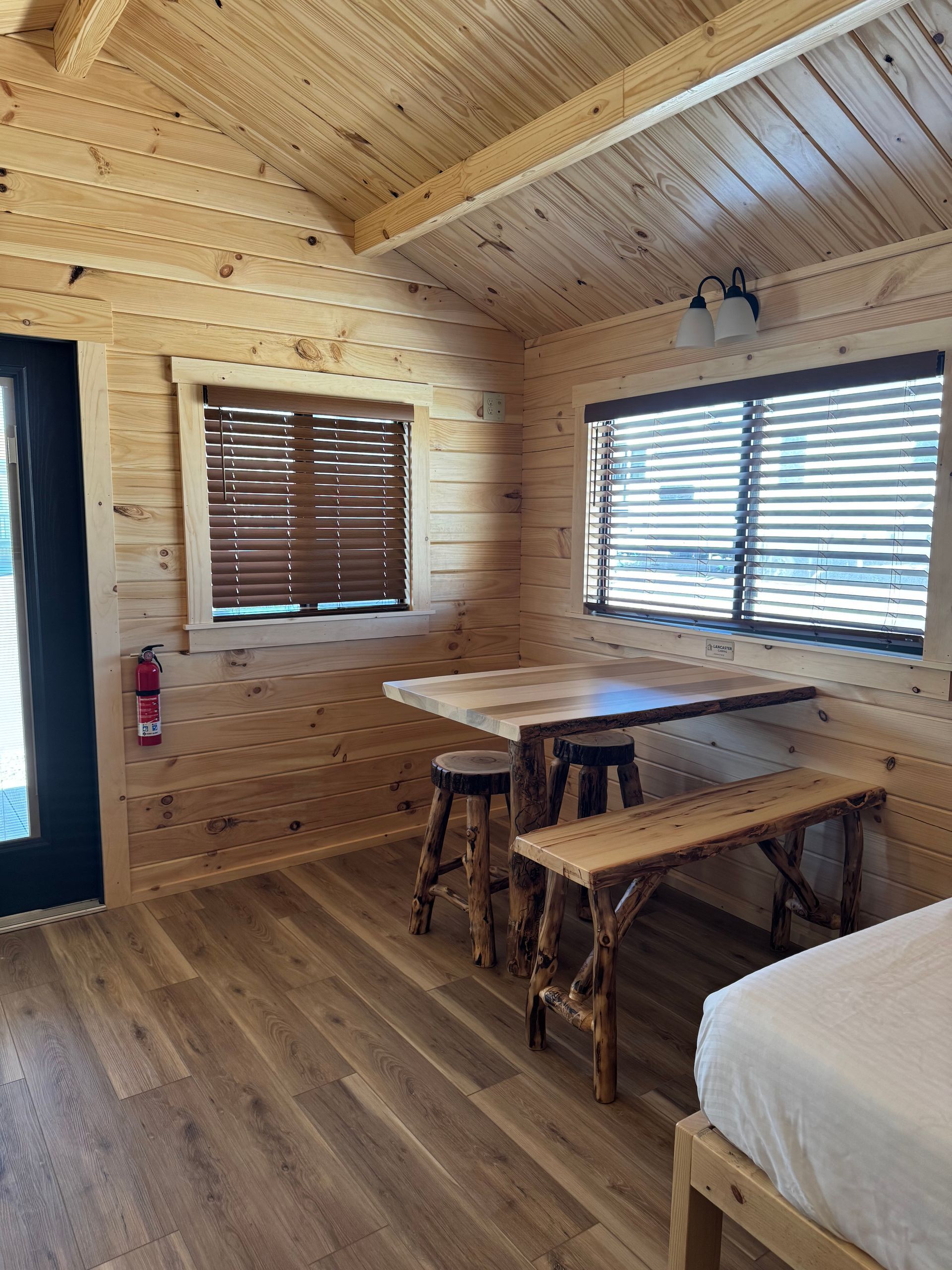 Zion Vacation Village adventure cabin dining table