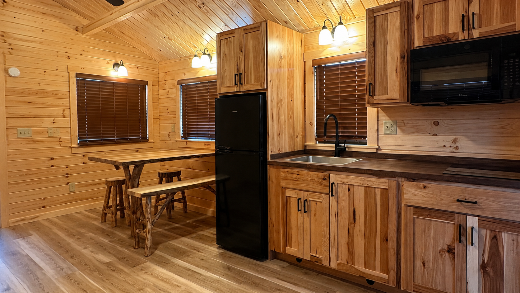 interior family cabin zion vacation village