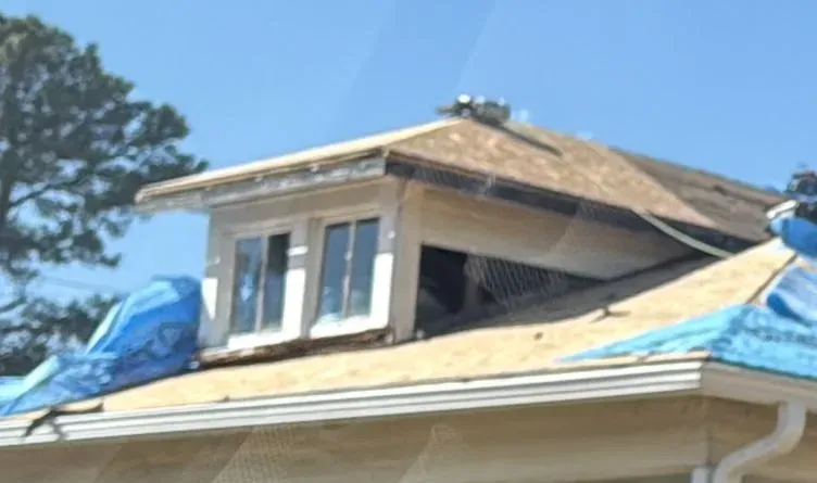 Residential roofing repair project completed by Roof Pro NC in New Bern, North Carolina