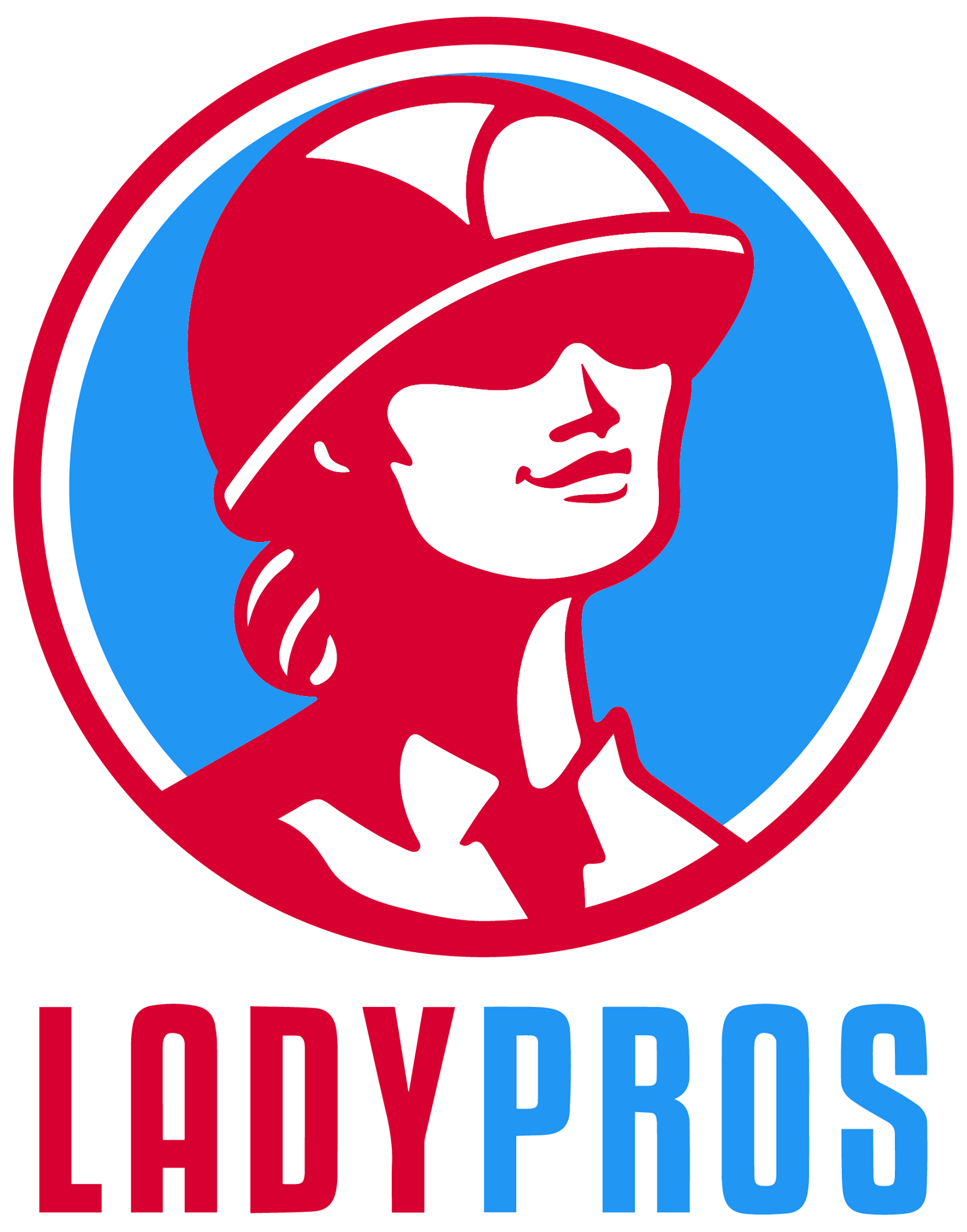 A circular logo featuring a person wearing a hard hat, with the text 