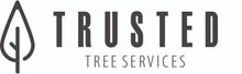 Trusted Tree Services logo with a stylized tree icon and black text on white background