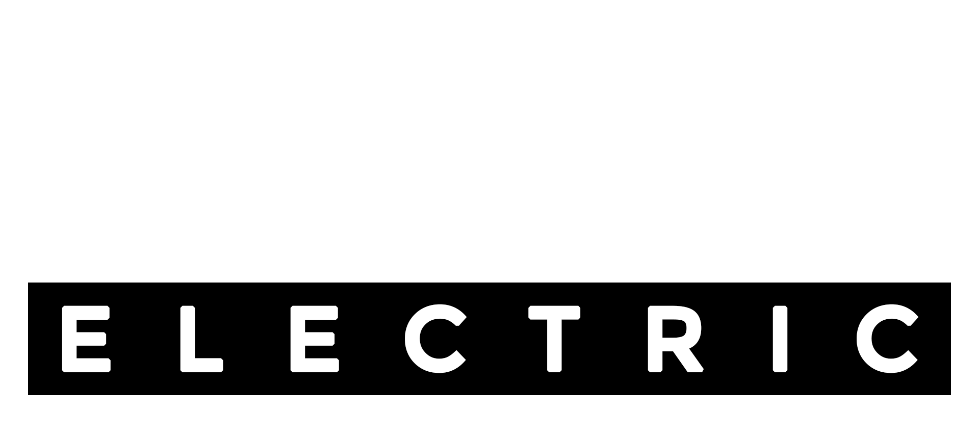 A black and white logo for electric on a white background.