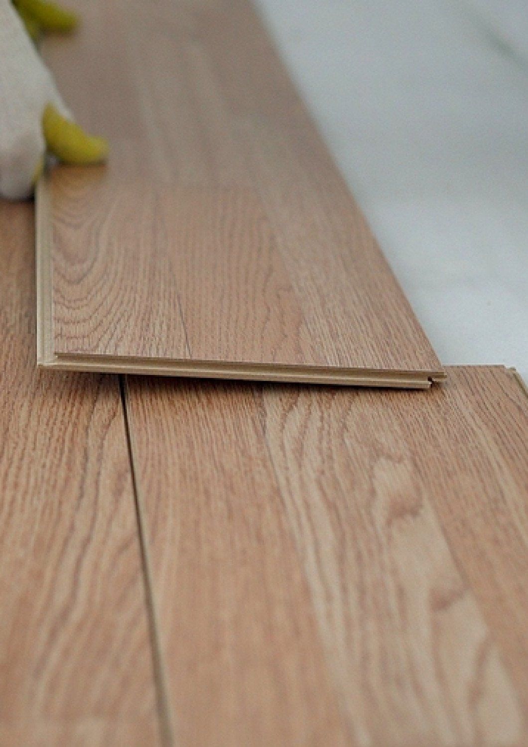 intalling new wood tiles