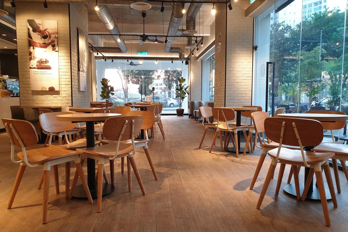 coffee shop interior view