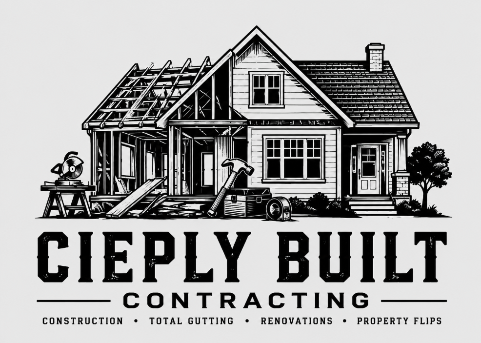 Black-and-white logo of a damaged house with the words “VALLEY REVIVAL” beneath it.