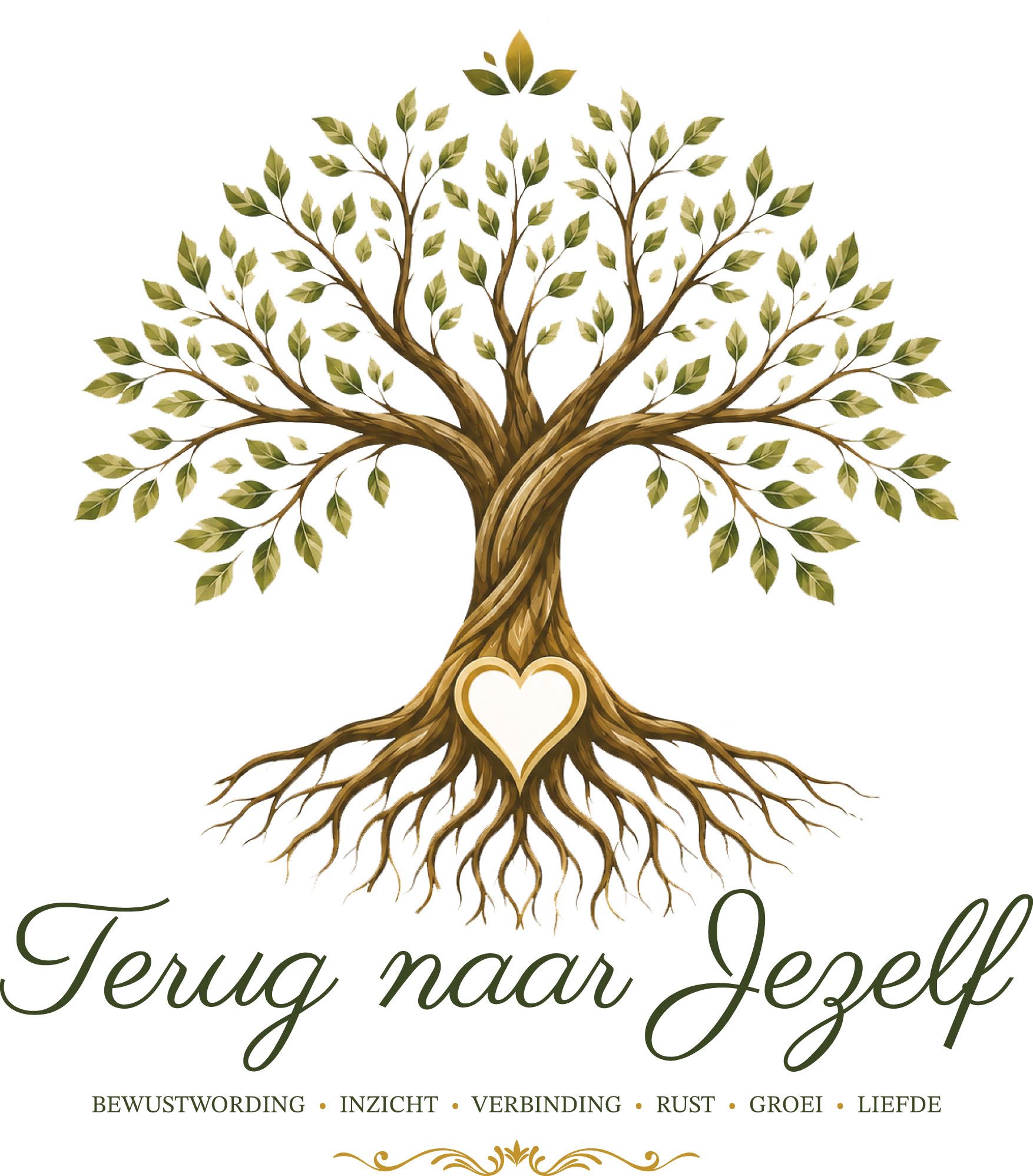 Logo praktijk Terug naar Jezelf van Femke Bruggink