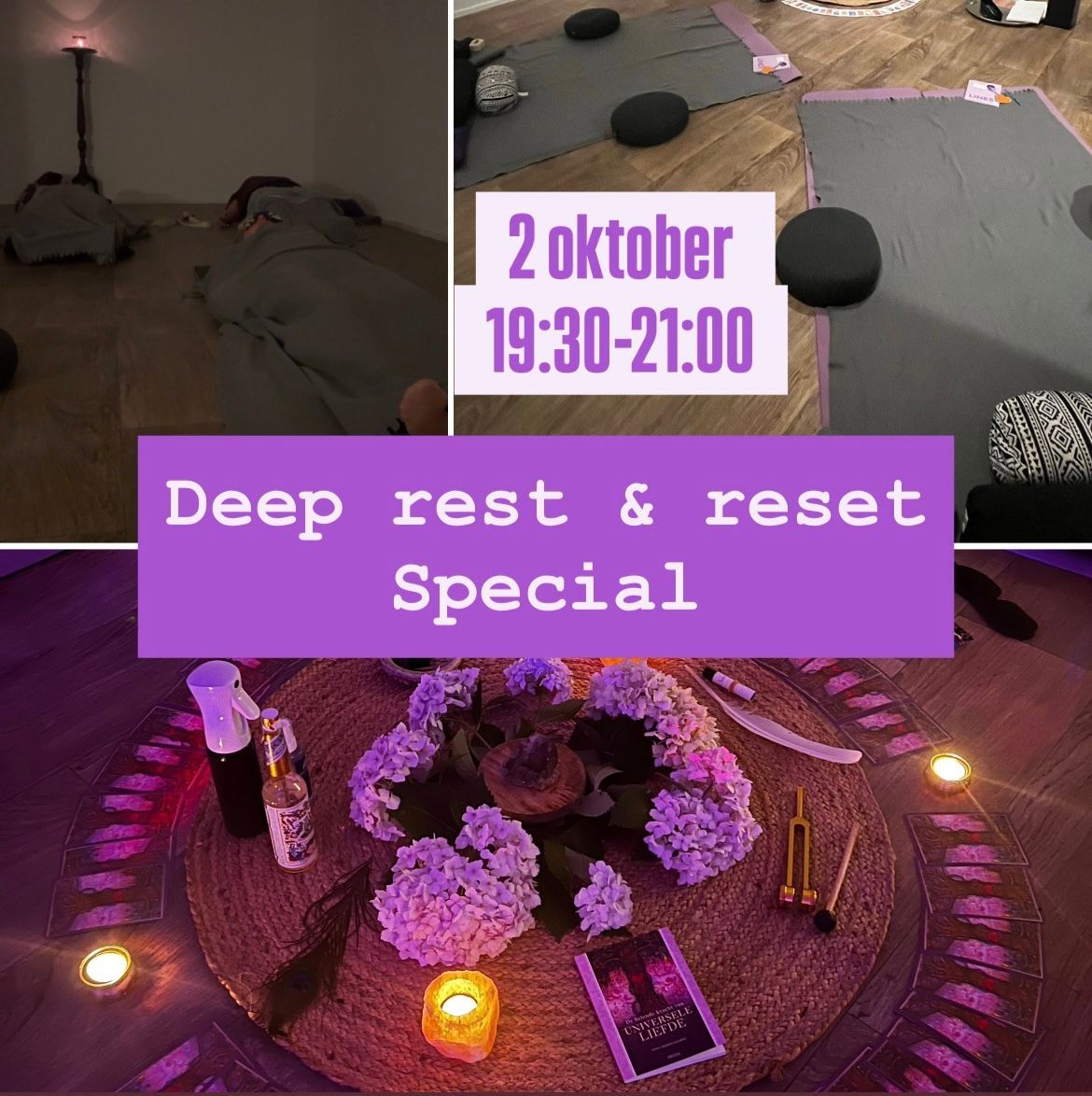 Deep Rest & Reset yoga special door Esmee Evers bij Hugz in Zelhem