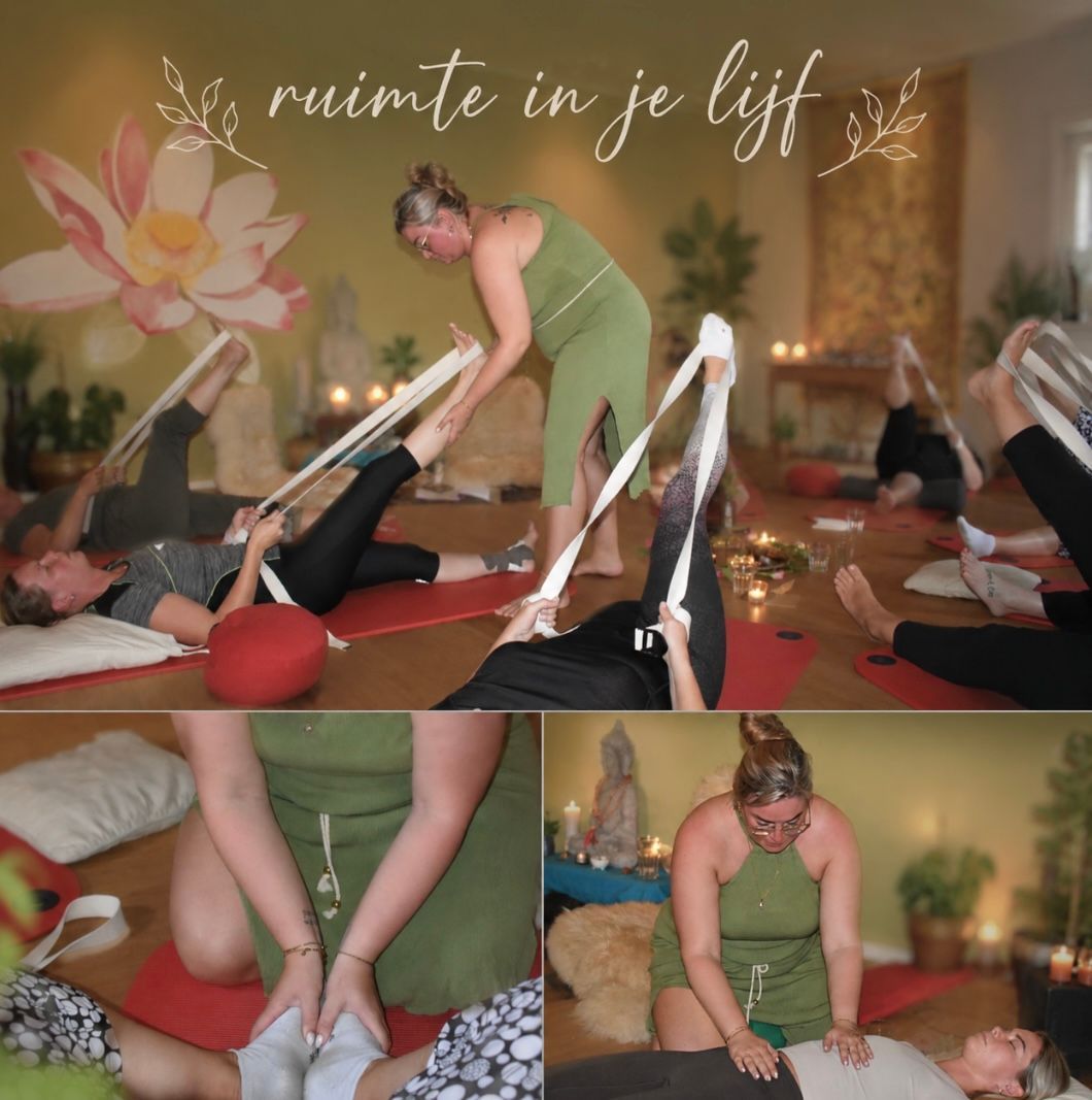 Ruimte in je Lijf yoga special door Esmee Evers bij Hugz in Zelhem