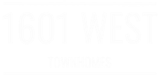 1601 West Townhomes logo - click to go to home page