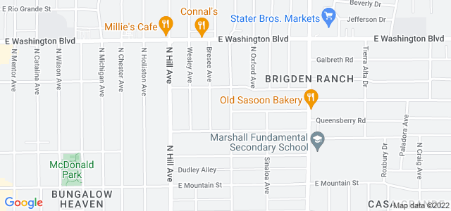 Map of business location