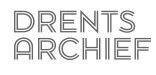 Het logo van Drents Archief in zwart omlijnde letters op een witte achtergrond.