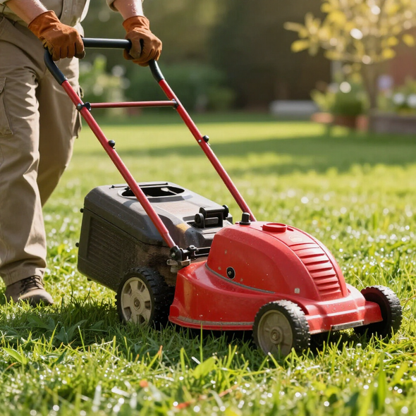 Lawn mowing