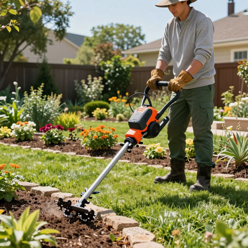 Manual gardening without chemicals