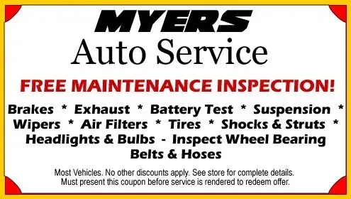 Coupon-1 | Myers Auto Service