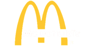 Logo giallo di McDonald's su sfondo bianco