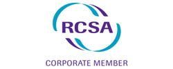 RCSA logo in purple and teal with the words “Corporate Member” underneath