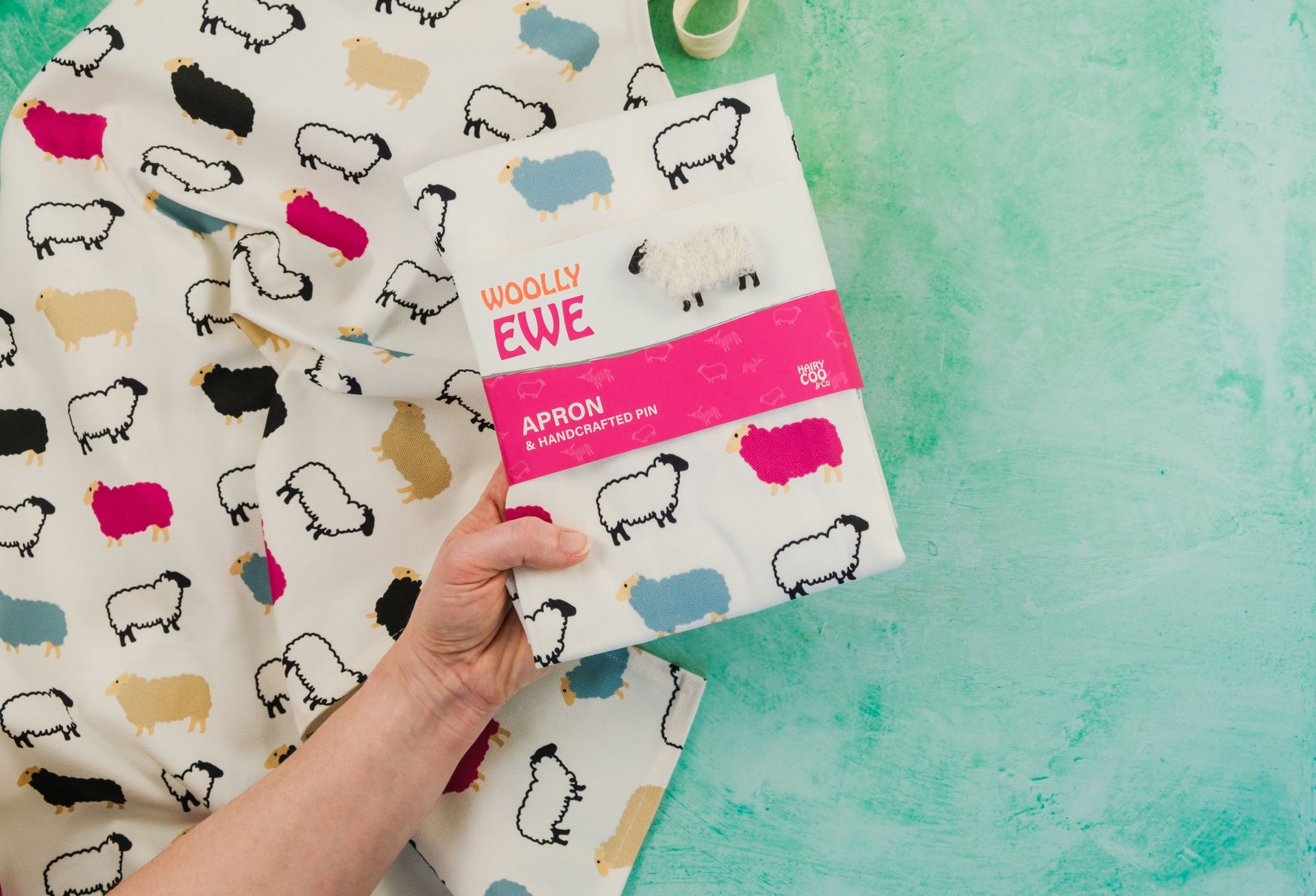 Woolly Ewe Apron Packaging 