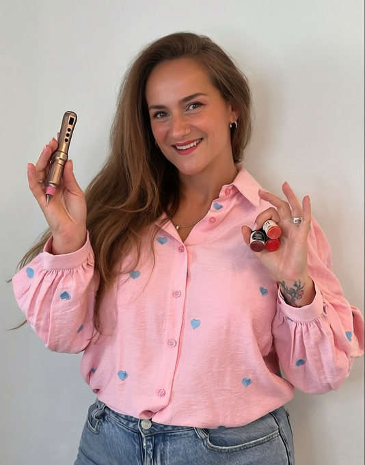 Portret van Marta in de saloneigenaar Marty Beauty Bar