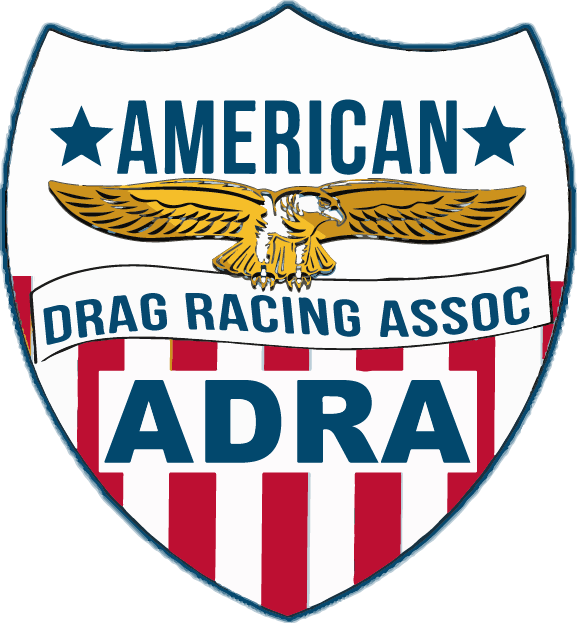 A logo for the american drag racing association