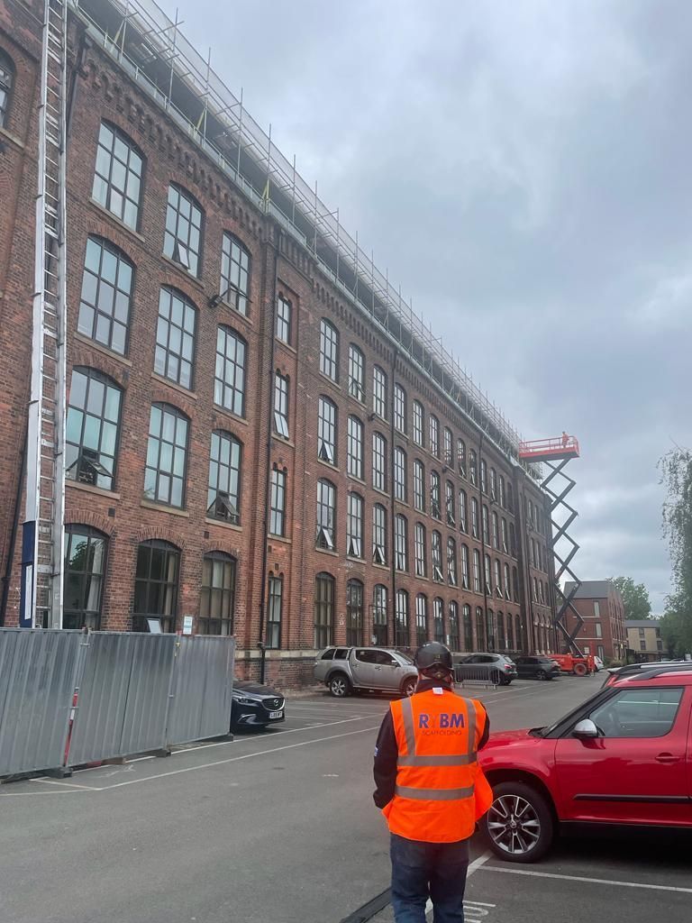 Edge protection on mill in Manchester