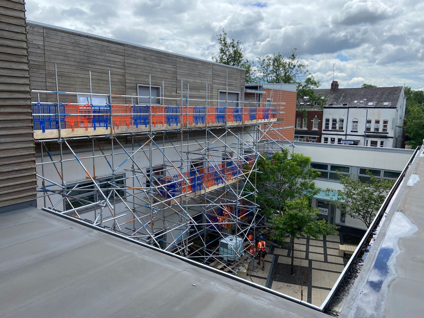 Shoring Scaffold for MRI Manchester 