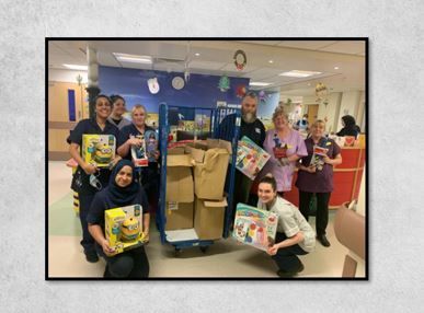 RYBM sponsored toys to local hospitalised children in festive season.