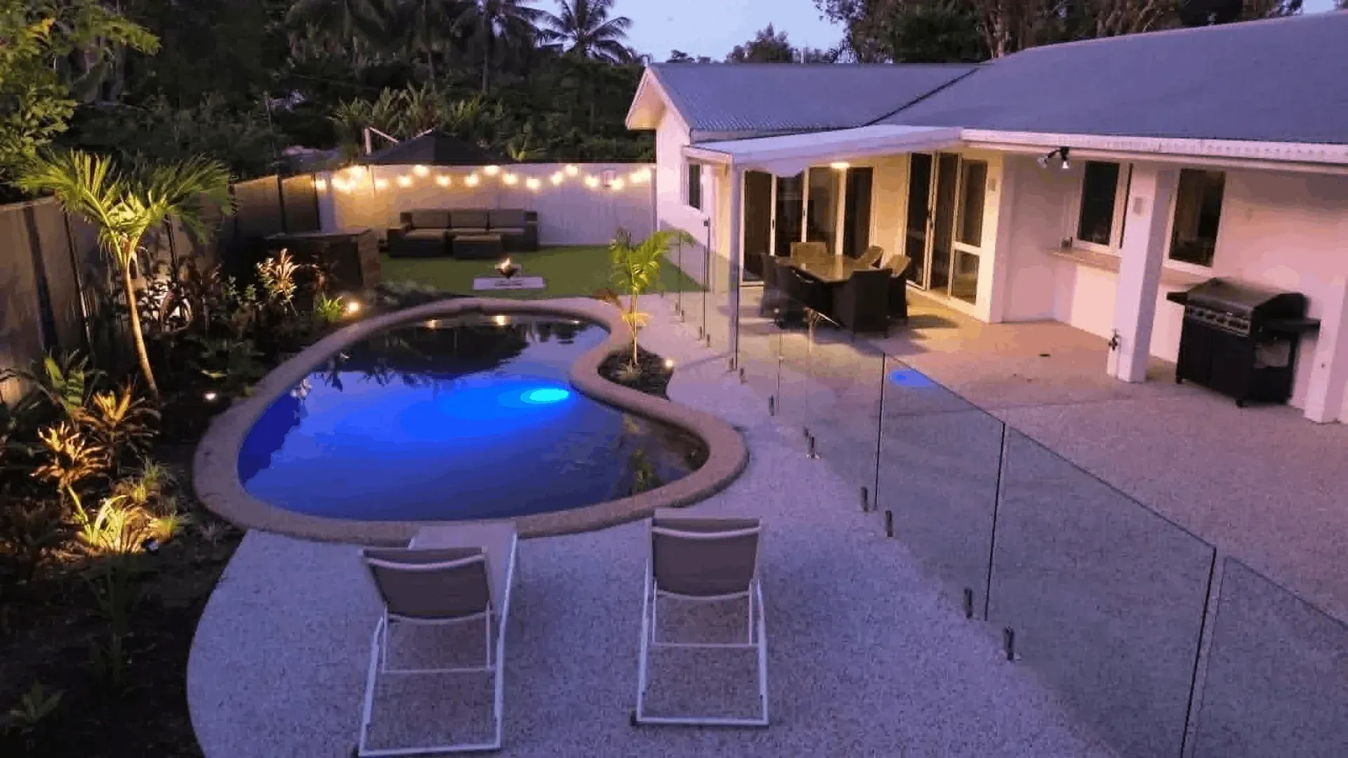 Concrete patio and pool deck in Cairns