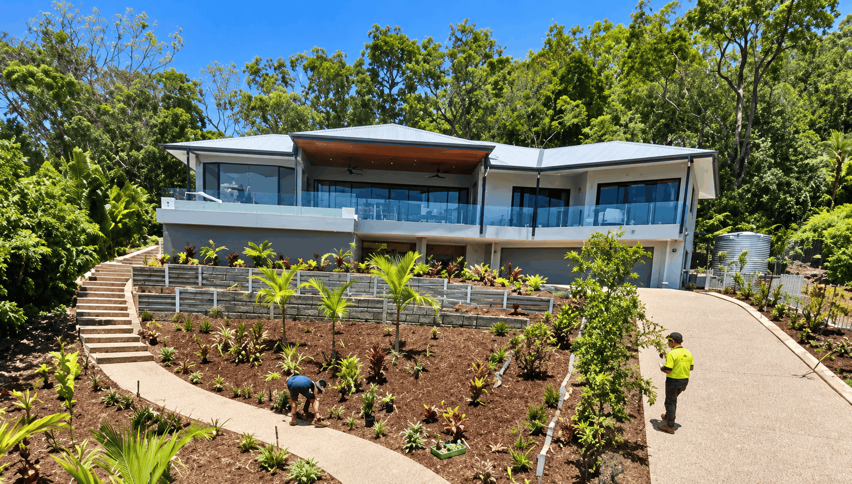 Landscaping in Cairns creating a beautiful and functional outdoor living space