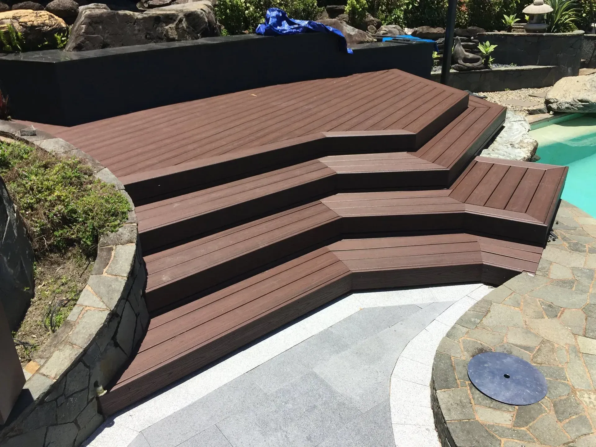 Concrete patio and pool deck in Cairns