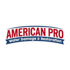 American Pro Water Damage & Restoration logo in red and blue
