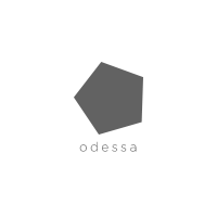 Gray pentagon graphic with