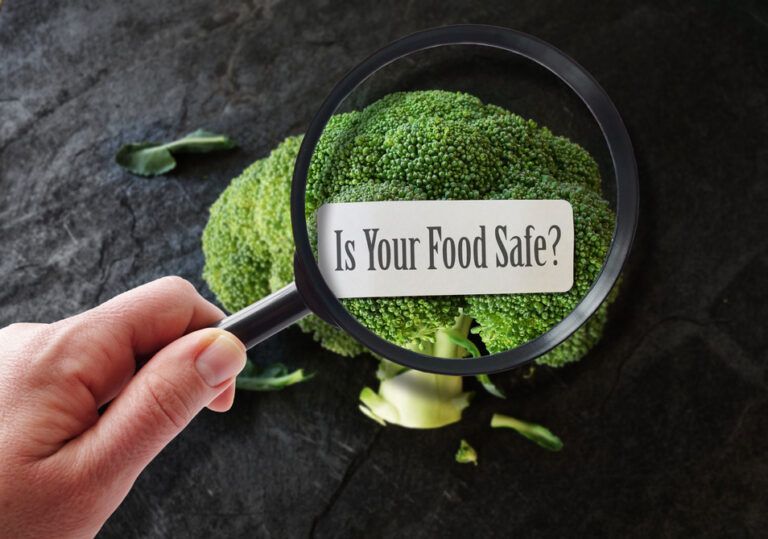 foto van broccoli met de vraag is food safe