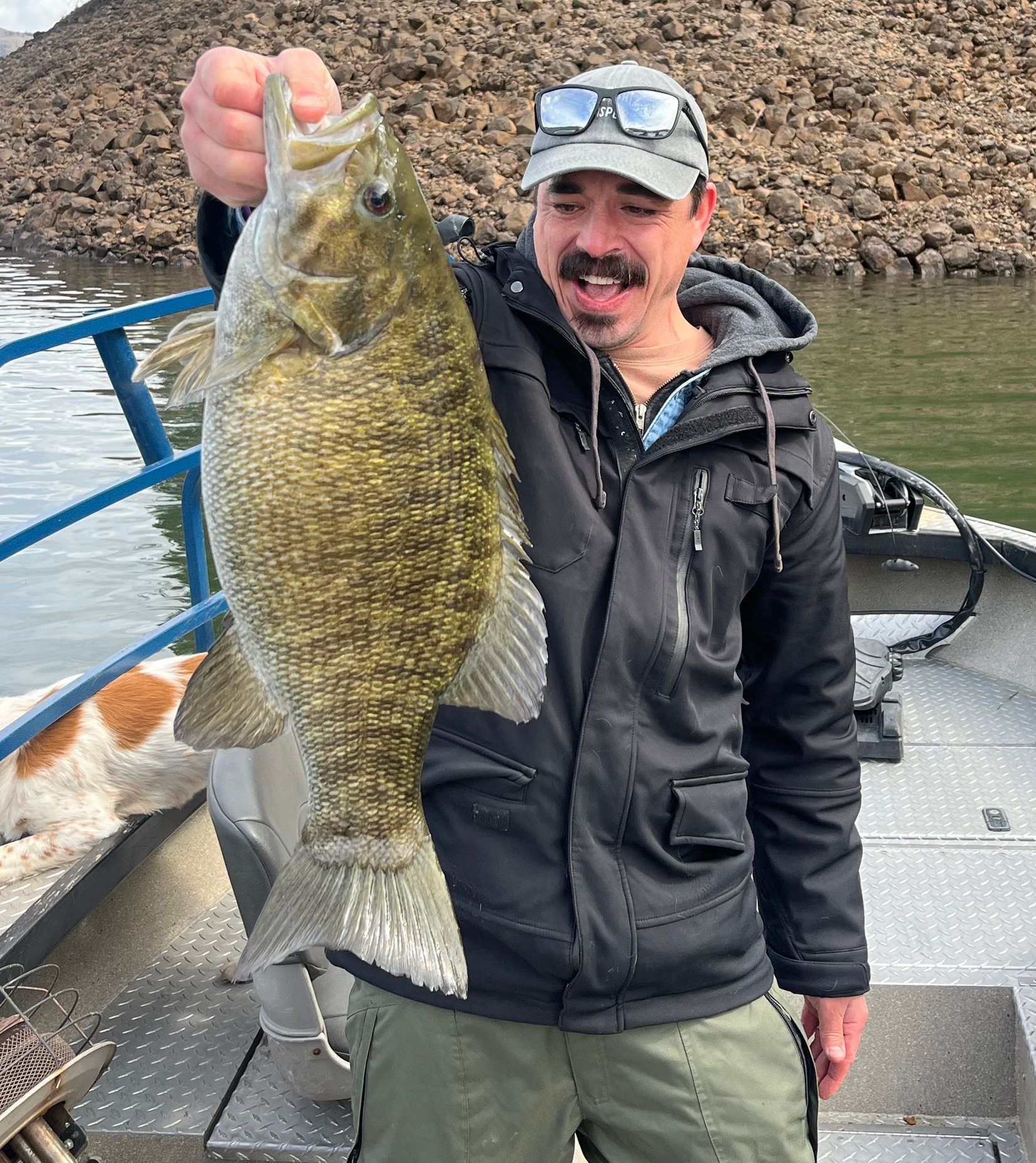 Dwoshak Reservoir Smallmouth GIANT Bass 7.14lnbs