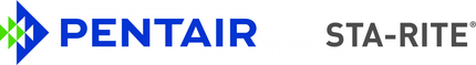 Pentair Sta-Rite logo in blue and gray with green diamond icon