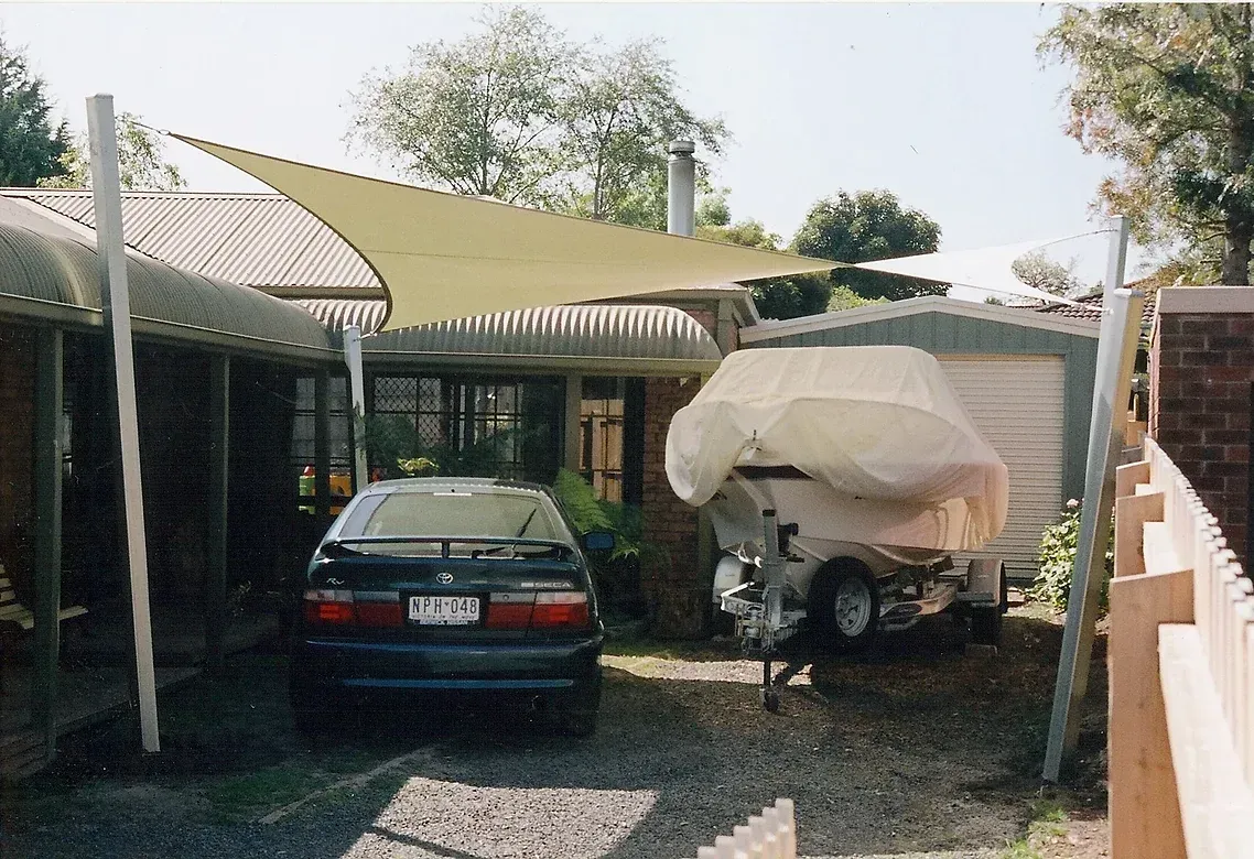 Car and Boat Under Shades | Harkaway, VIC | Sundance Shade Structures PTY LTD 