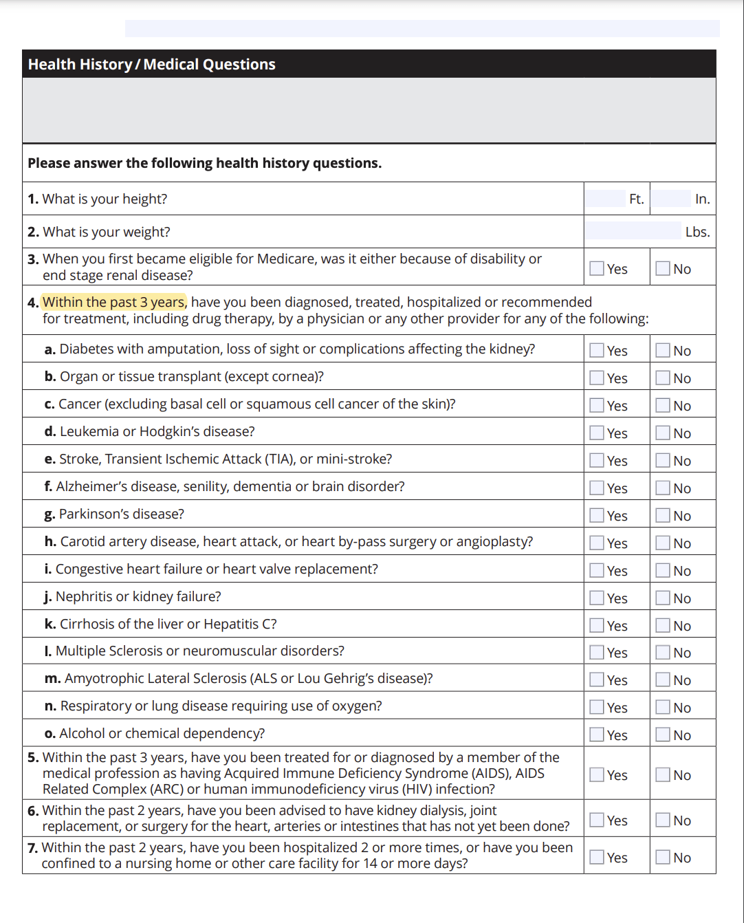 A sheet of paper with a list of questions on it.