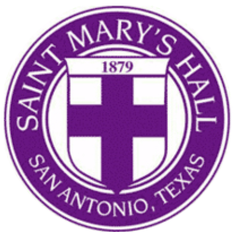 The logo for saint mary 's hall in san antonio texas