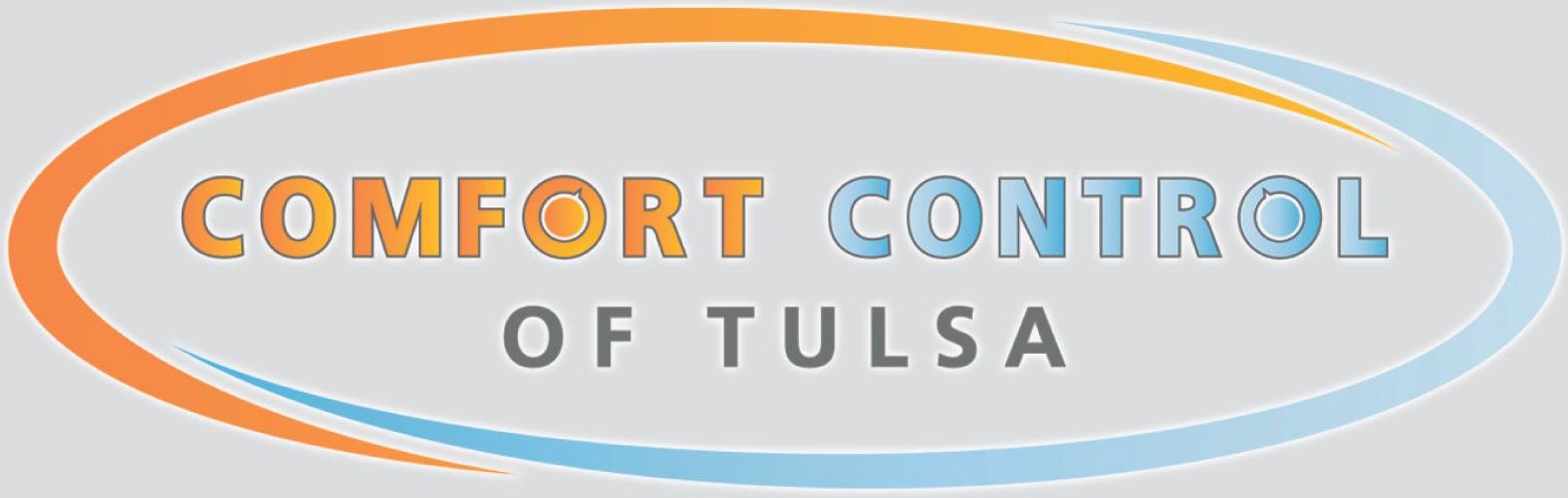 A logo for comfort control of tulsa is shown on a white background.